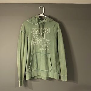 Turquoise American Eagle hoodie